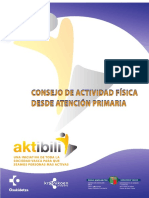 Consejo Actividad Fisica