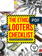 The Ethical Looters Checklist