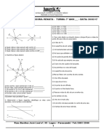 Ensino de Matemática com Exercícios de Geometria