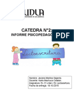 Informe Psicopedagogico Integrado