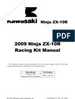 2009ZX-10R Racing Kit Manual