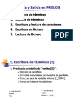 Tema 5. Entrada y Salida en PROLOG PDF