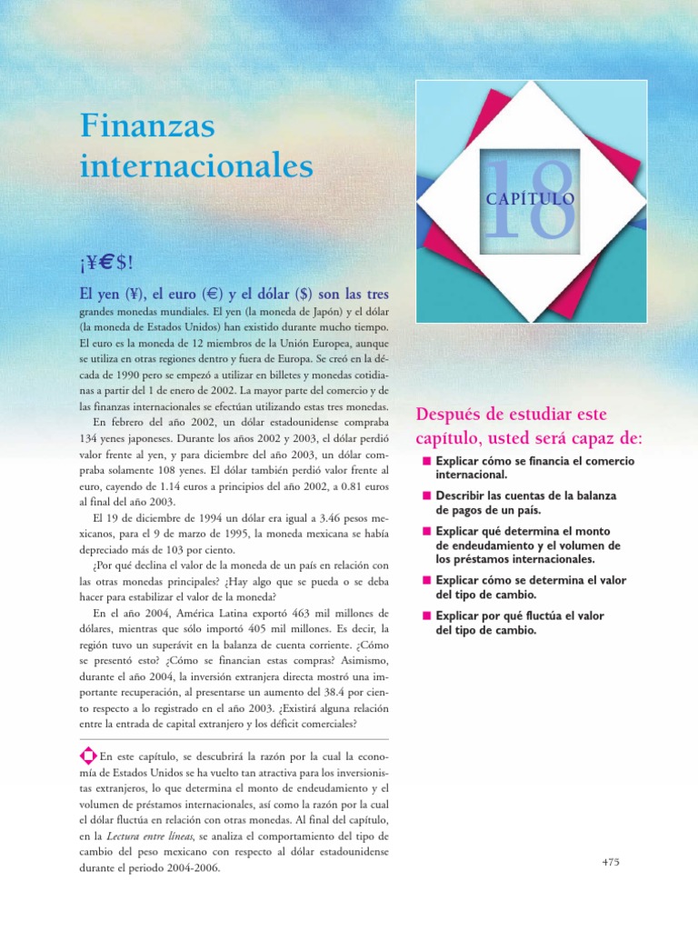 2016 1 7 Finanzas Internacionales PDF | PDF | Balance de pagos | Tipo ...