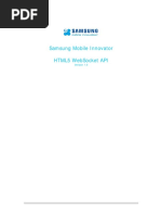 Samsung Mobile Innovator Html5 Websocket Api