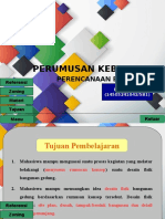 Perumusan Kebutuhan Ruang (Perencanaan Bangunan I)