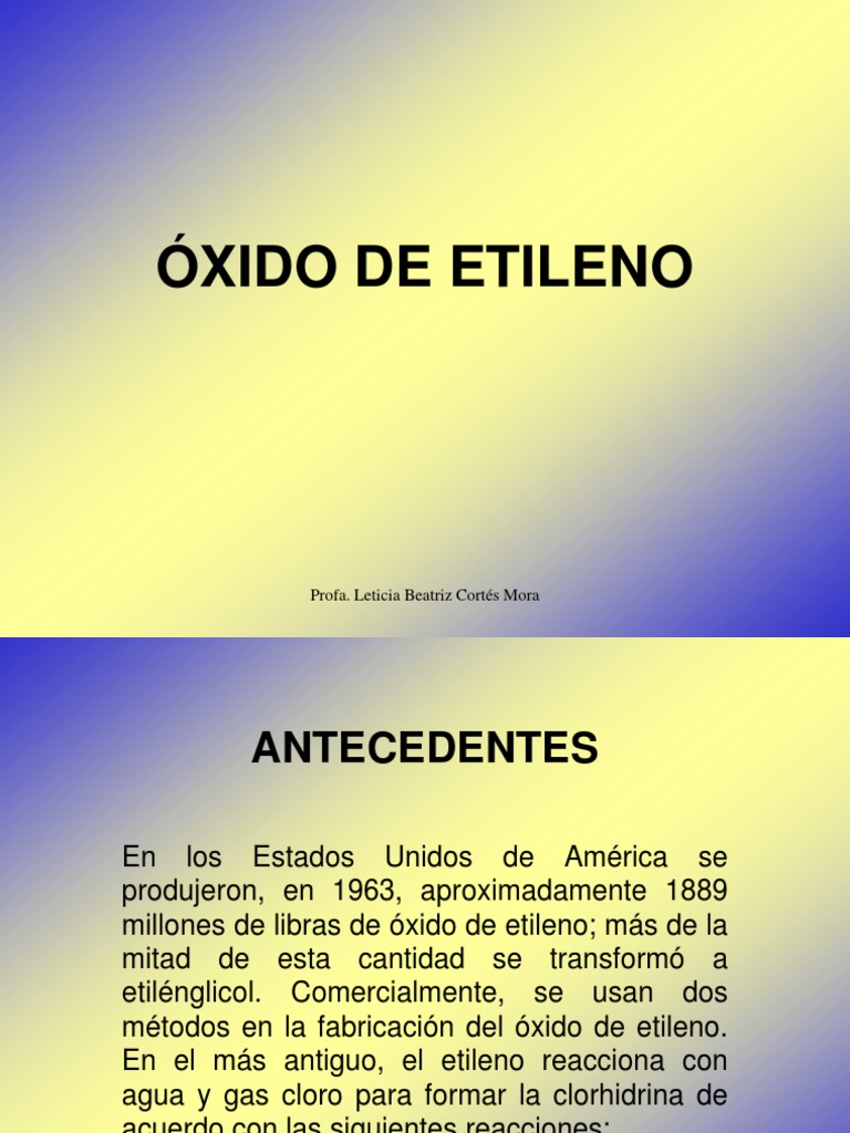 OXIDO_DE_ETILENO.pptx Cloro Destilación