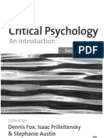 Critical Psychology - Intro Chapter