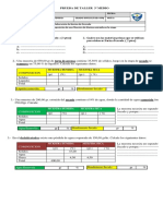 PRUEBA 1º Harina Balance Masa