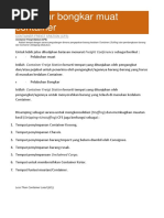 Download Prosedur Bongkar Muat Container by Rizky Astyadin SN360421165 doc pdf