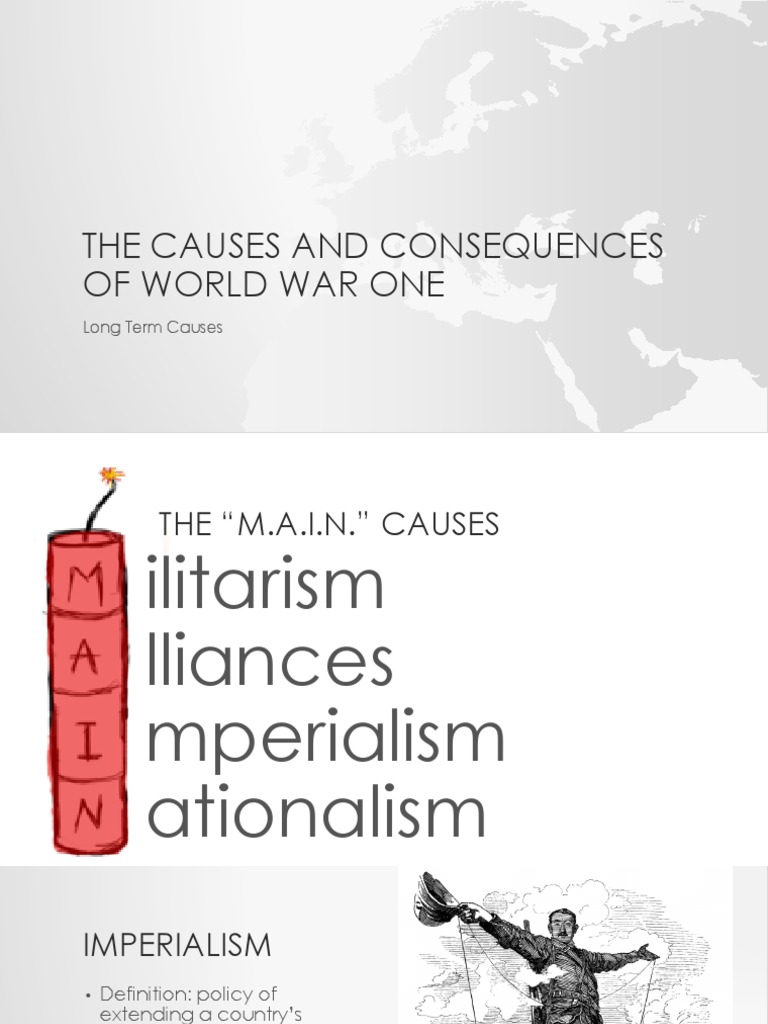 Causes of World War One Explained | PDF