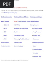 ThinkScript User Manual PDF | PDF | Parameter (Computer Programming) | Moving Average