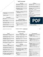 Cheat Sheet For Swift 4