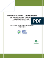 Guia - Practica ELABORACIÓN DE PROYECTOS DE EDUCACIÓN AMBIENTAL EN LO LOCAL PDF