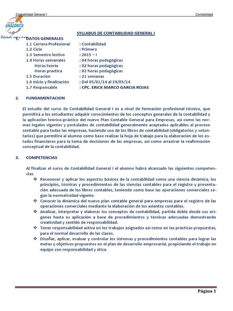 Contabilidad General I Pdf Pdf Contabilidad Financiera Contabilidad