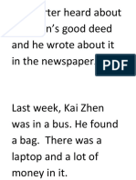 A reporter heard about Kai Zhen.docx