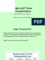 Lesson 7 - Organ Transplantation
