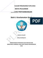 Keselamatan Kerja Geologi Pertambangan