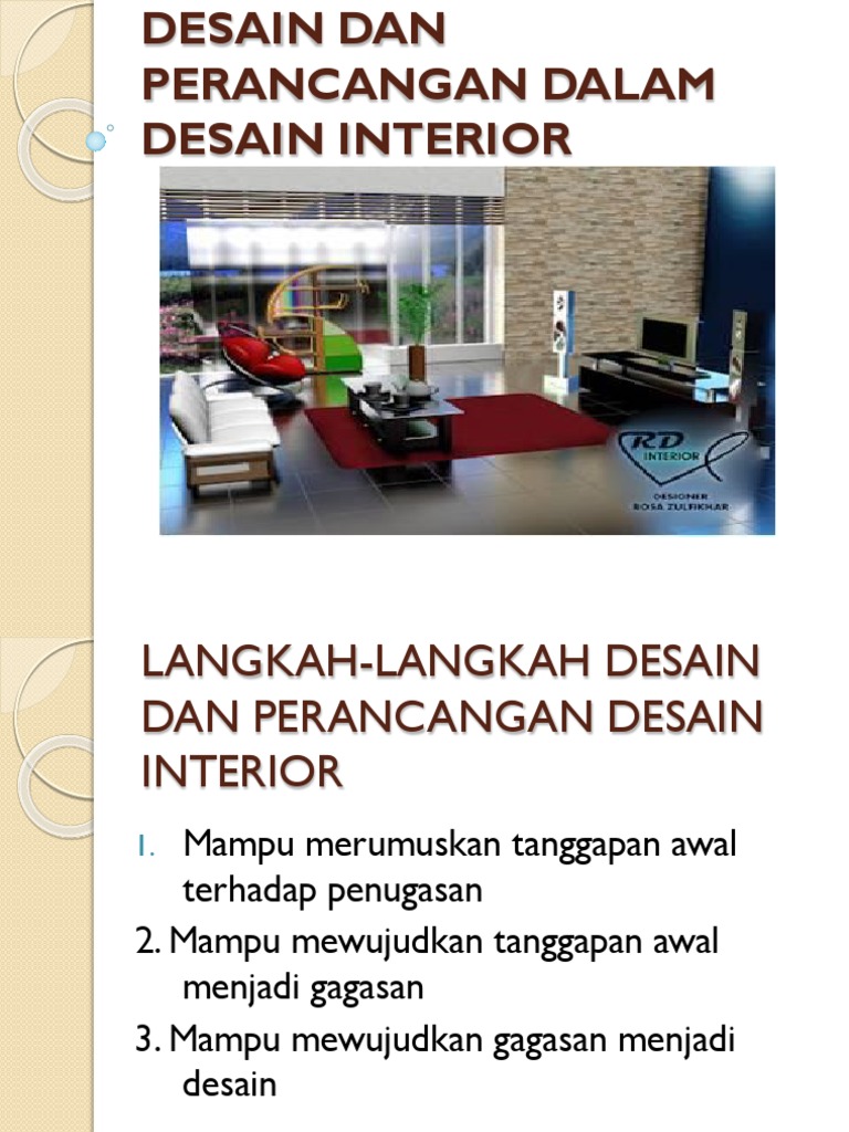 Perbedaan Arsitektur dan Desain Interior | PDF