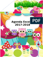 Agenda-Escolar-Editable 2017 - 2018