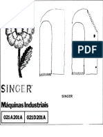 Manual Maquina Costura Singer 021A201A