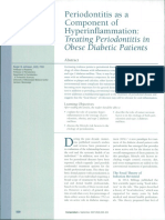 Periodontitis As A Component of Hyperinflammation:: Treating Periodontitis in Obese Diabetic Patients