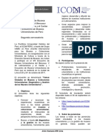 VIII Encuentro de Museos Universitarios Del Mercosur II Convocatoria