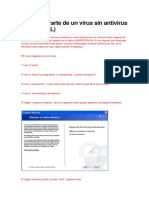 Como Liberarte de Un Virus Sin Antivirus