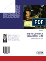 Metal Inert Gas Welding of Mild Steel IS PDF
