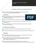 EULA Free Font License Ver. 2.0 PDF