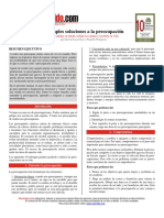 10 Soluciones A La Preocupacion PDF
