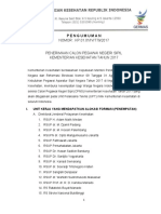 Pengumuman Penerimaan CPNS Kemenkes 2017 Net PDF