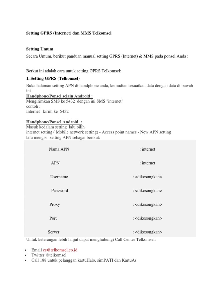 Featured image of post Setting Gprs Telkomsel / In indonesia the telkomsel apn settings has been added below.
