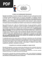 o Papel Do Coordenador Pedagógico