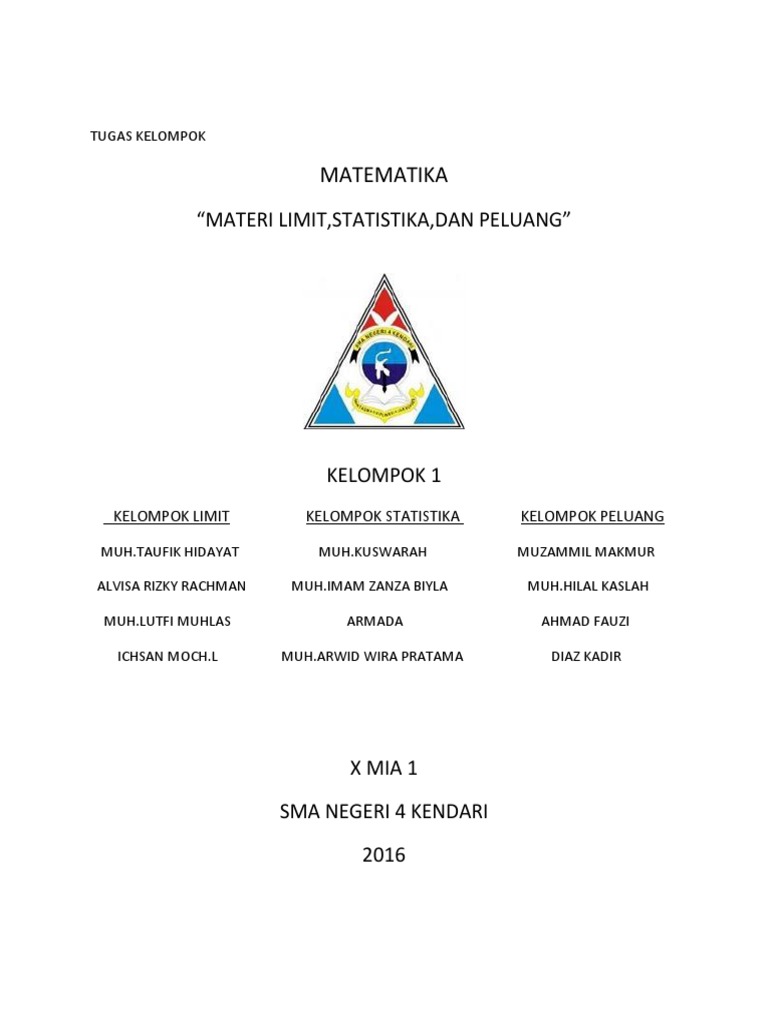 Cover Matematika | PDF