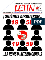 Boletin del Ateneo Paz y Socialismo de Octubre de 2017