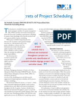 S05 - The Five Secrets of Project Scheduling PDF