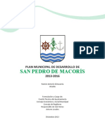 Plan Municipal de Desarrollo San Pedro de Macoris PDF