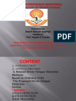 Electrical and Electronics Engineering Seminar Topic: Real-Time Nonintrusive Monitoring and Prediction of Driver Fatigue