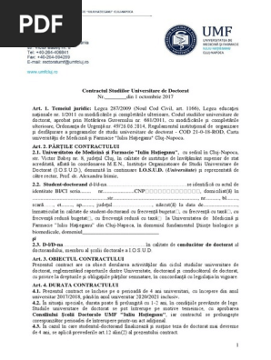 Contract Doctorat 2017