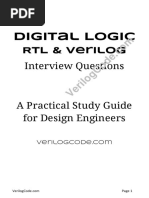 Asic Interview Question Answer Asic Verification Pdf Vhdl Design