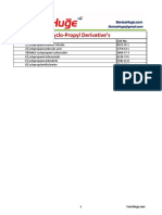 List CycloPropyl Derivatives