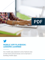 Mobile App Playbook: Lessons Learned