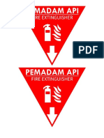 Sign APAR Dan Pemadam API