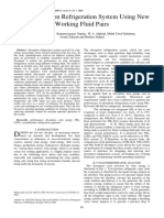 Solar Absorption Refrigeration System Using New Working Fluid Pairs