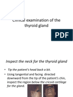 Clinical Exam Thyroid