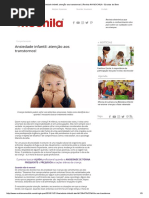 Ansiedade Infantil_ Atenção Aos Transtornos! _ Revista NA MOCHILA - Escolas Do Bem