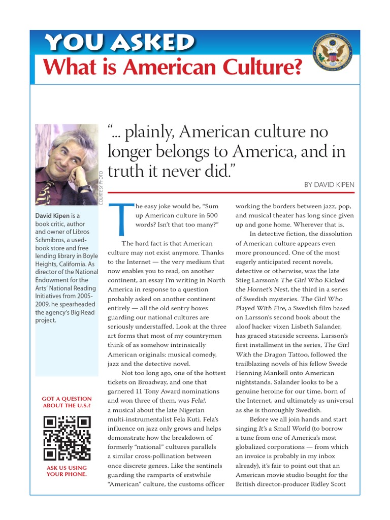 What Is American Culture PDF Detective Fiction Theatre