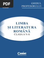 Ghidul Profesorului - Limba Romana Cls. V