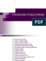 Prodajno Poslovanje PDF