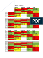 Term 1 Timetable